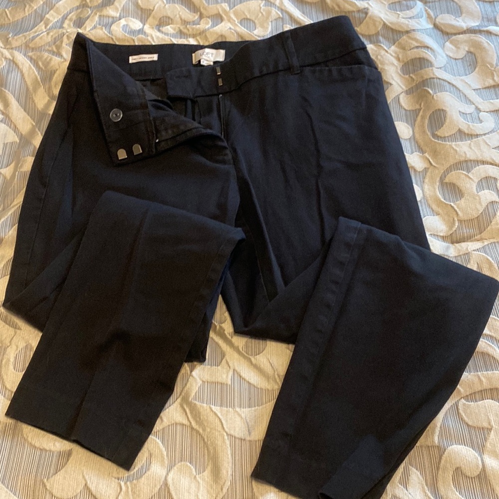Loft curvy ankle pants 10